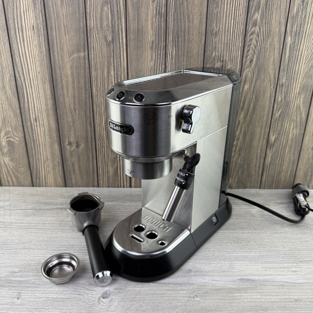 DeLonghi America EC685M Dedica Deluxe Espresso Maker, Silver